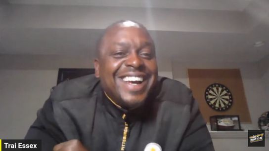 Watch Former Steelers Linemen Trai Essex And Dee Gray React To Pittsburgh Drafting Broderick Jones 14th Overall (SN Podcast). Photo by YouTube.com/SteelerNation